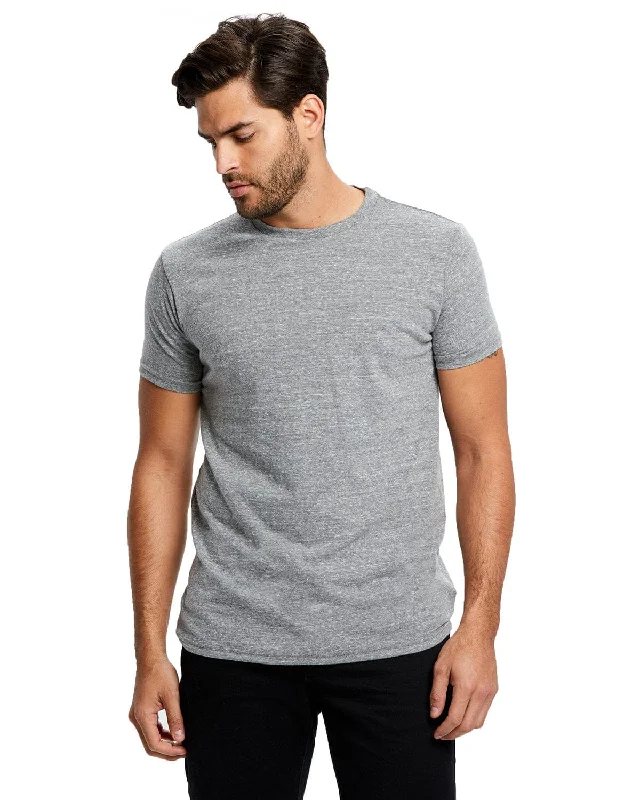 Big Deal US Blanks Mens Short Sleeve Made in USA Triblend T-Shirt | Tri Grey