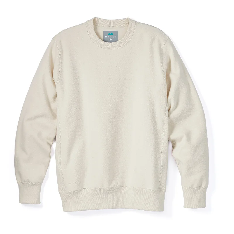 Unmissable Sale Skyline Heavyweight Fleece Crewneck in Oatmeal