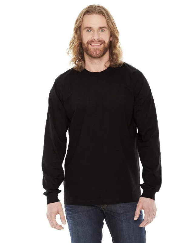 Value Pack American Apparel Unisex Fine Jersey Long Sleeve T-Shirt | Black