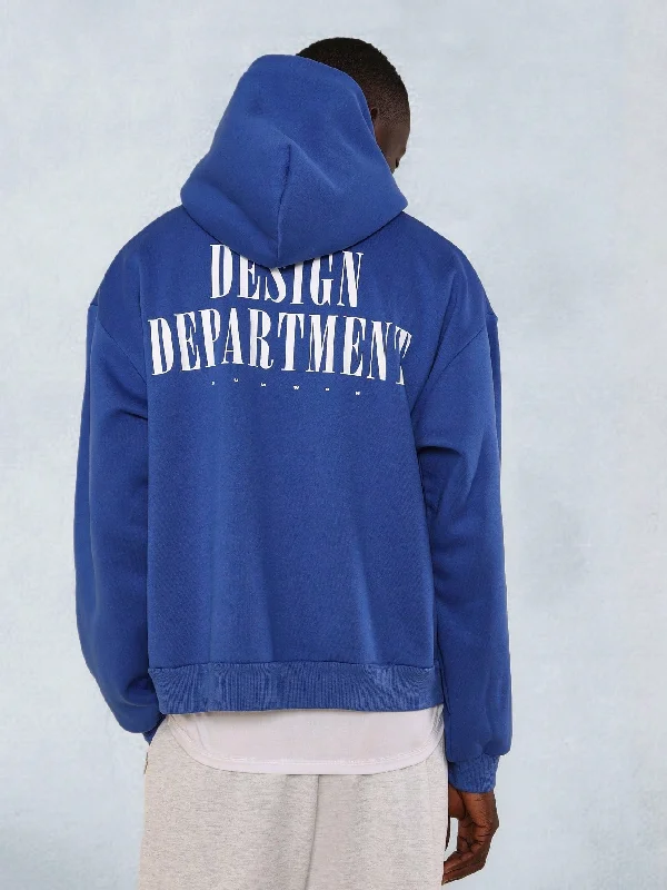 Weekend Special Regular Fit Overhead Hoodie With Back Graphic Print