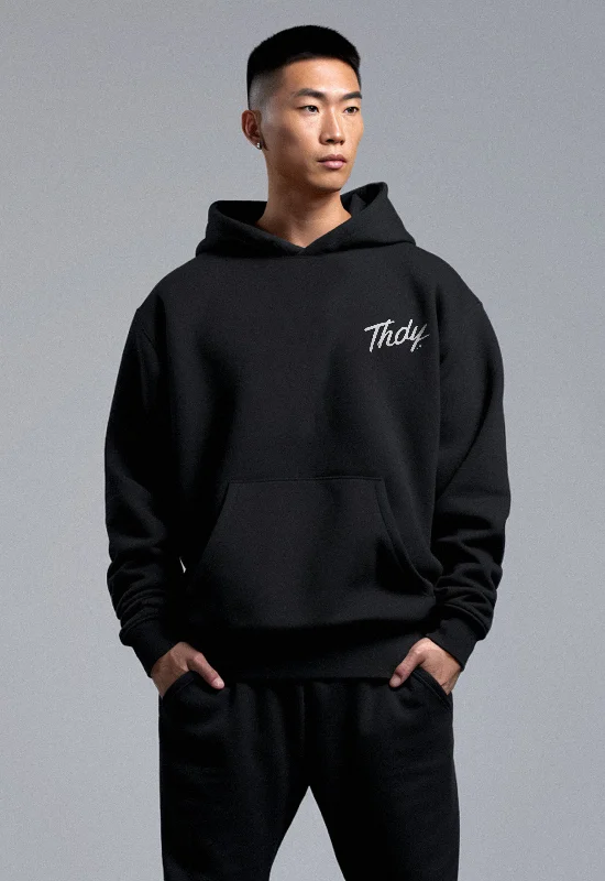 Weekend Bargains to Love MOA47 Hoodie Pria Premium ScubaLux Adem "thdy superstar dakir" hitam