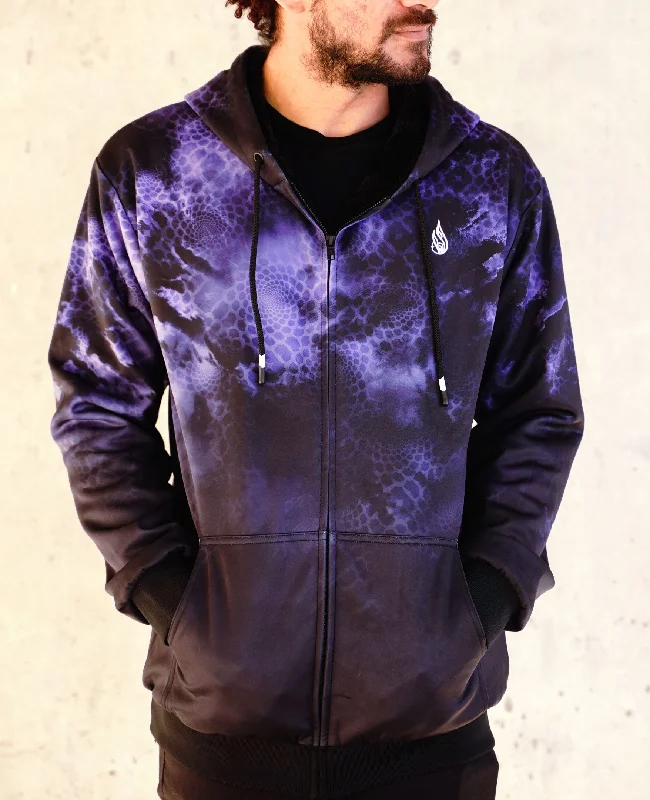 Weekend Offers That Excite Purple Dragon Sherpa Hoodie by Gage Kelsey