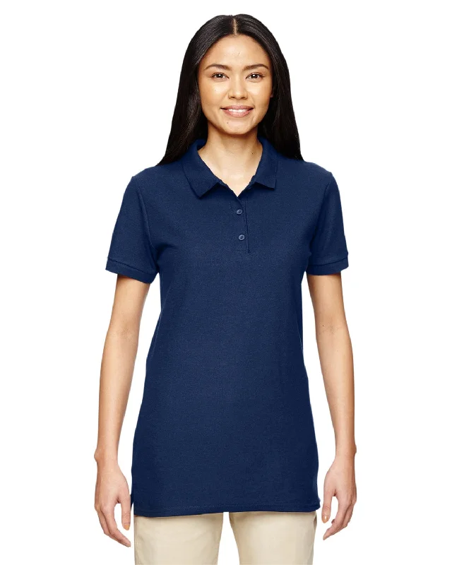Weekend Deals That Spark Gildan Premium Cotton Ladies Double Pique Polo Shirt | Navy