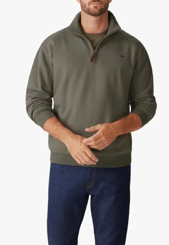 Weekend Savings Extravaganza R.M. Williams Mens Mulyungarie Quarter Zip