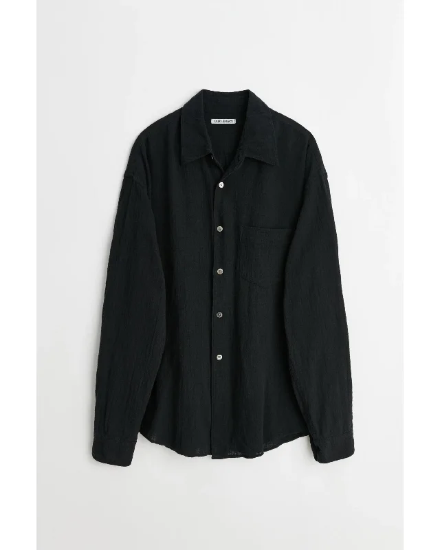 Unbeatable Deal COCO SHIRT WASHED BLACK AIR COTTON
