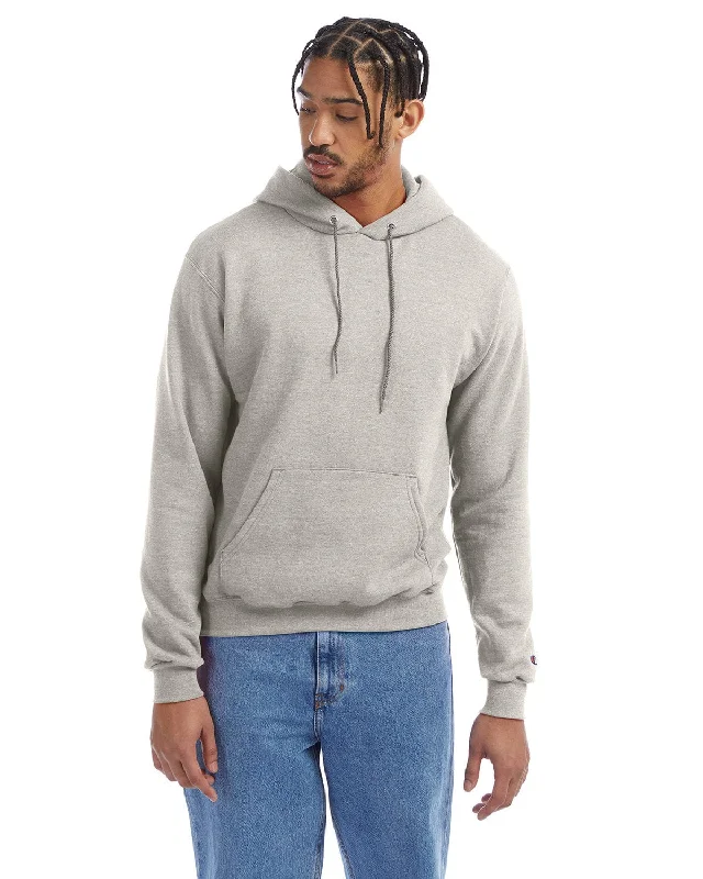 Great Bargain Champion EcoSmart Hooded Sweatshirt | Oatmeal Heather
