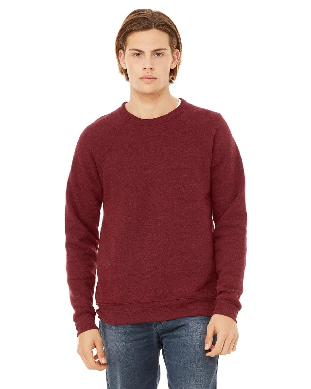 Bella+Canvas Triblend Unisex Crewneck Sweatshirt | Cardinal Triblnd