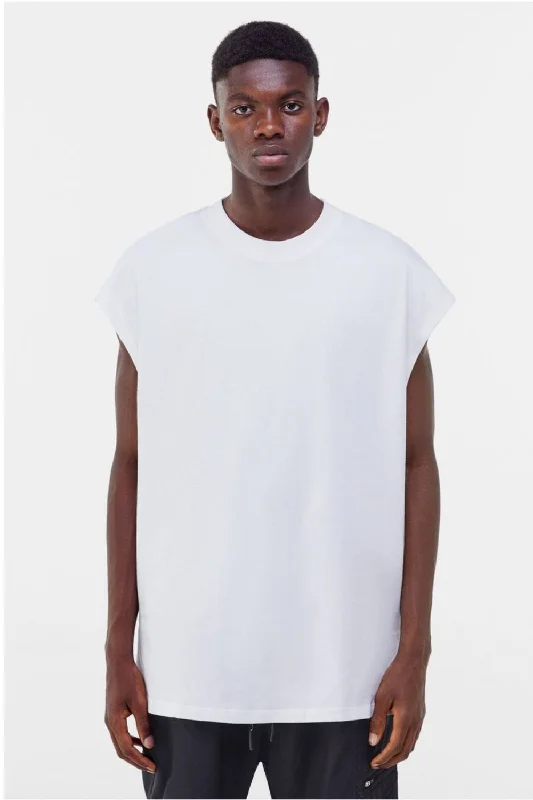 Super Discount Boxy Fit white T-Shirt