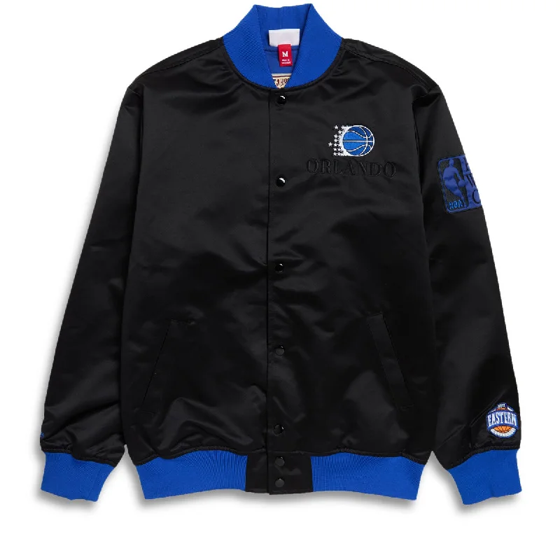 Mitchell & Ness x NBA Team OG 3.0 Magic Vintage Logo Satin Jacket - Black