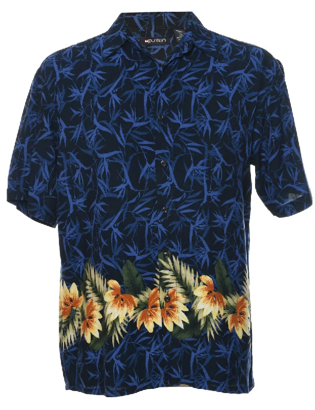 Make Your Weekend Count with Savings Puritan Hawaiian Shirt - S
