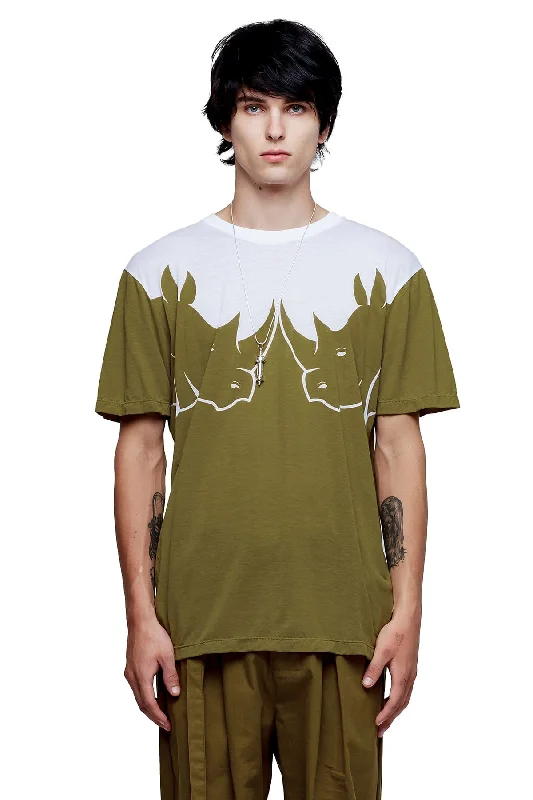 Year-End Deals RHINO T-SHIRT IN OLIVE