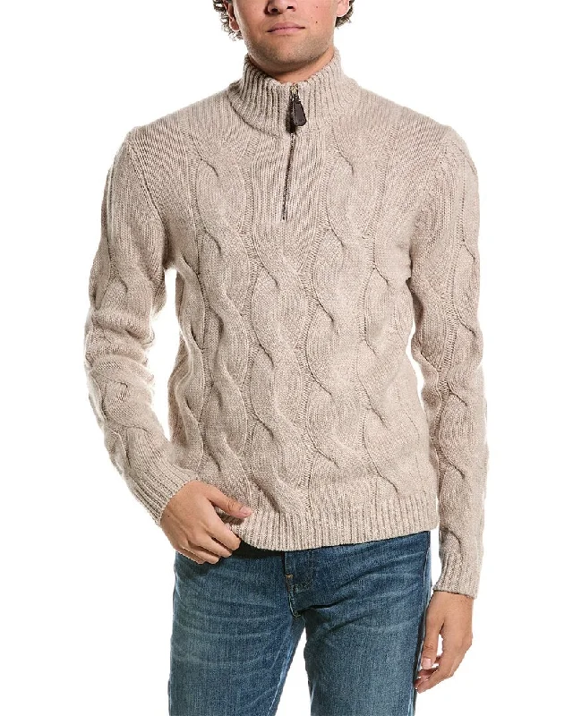 Weekend Bargains Galore Reiss Broughton Atelier Cashmere 1/2-Zip Funnel Neck Sweater