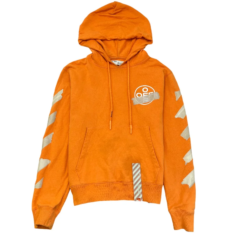 Weekend Discounts to Snag Men's Logo Hoodie Orange Size L
