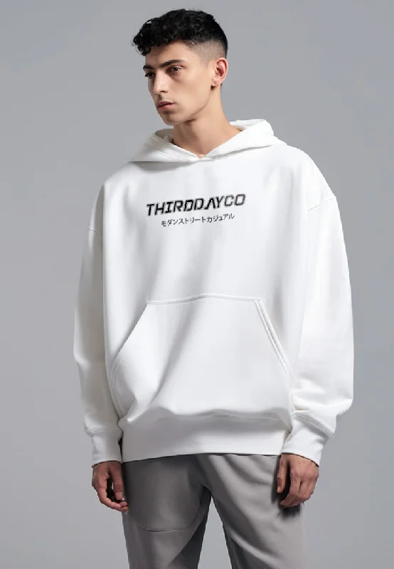 Extra Discount MOB01 Hoodies Oversize ScubaLux Bahan Scuba Adem "thirdday modern street casual" putih Extra Discount MOB01 Hoodies Oversize ScubaLux Bahan Scuba Adem "thirdday modern street casual" putih