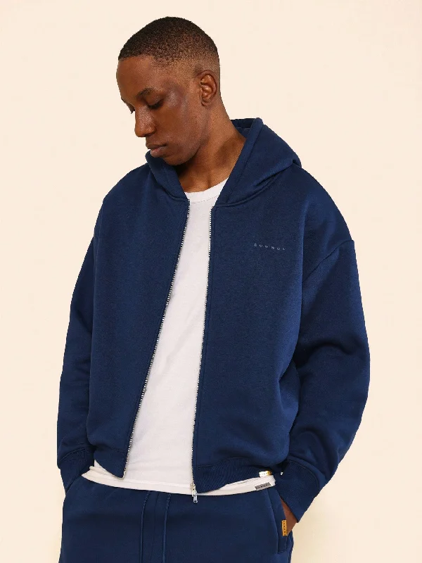 Take Action Regular Fit Super Premium Heavyweight Essential Heavyweight Zip Through Hoodie