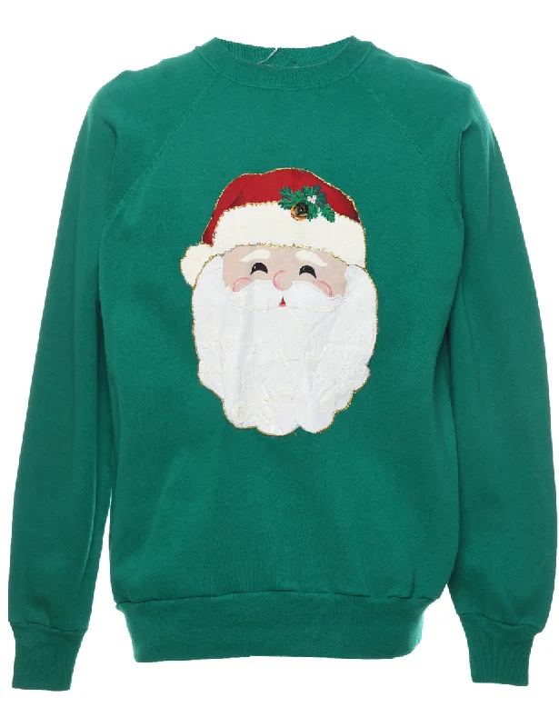 Santa Claus Christmas Sweatshirt - XL