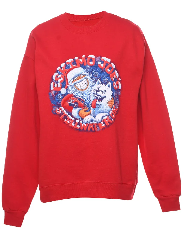 Santa Claus Christmas Sweatshirt - L