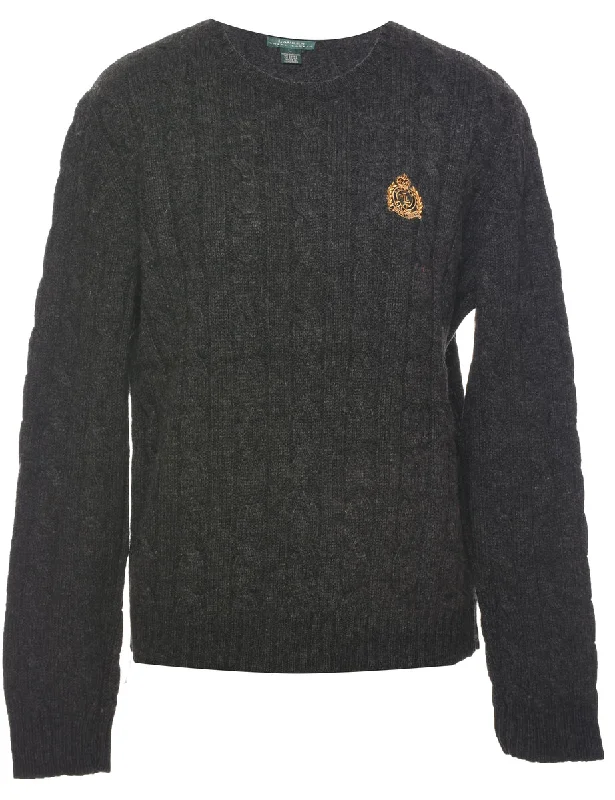 Steal Deal Ralph Lauren Cable Knit Jumper - L