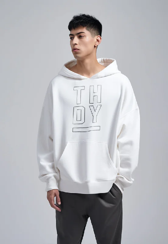 Special Offer MOA71 Hoodies Premium ScubaLux Anti Kusut Waterproof "Fullover THDY" Putih