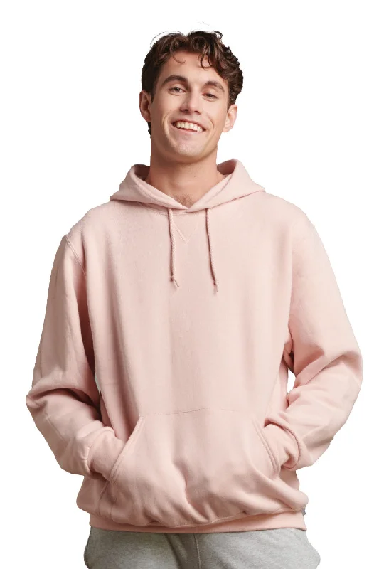 Weekend Deals That Wow Russell Athletic Mens Dri-Power Moisture Wicking Hooded Sweatshirt Hoodie w/ Pouch Pocket - Blush Pink Weekend Deals That Wow Russell Athletic Mens Dri-Power Moisture Wicking Hooded Sweatshirt Hoodie w/ Pouch Pocket - Blush Pink