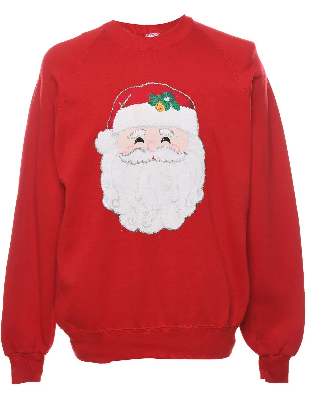 Santa Claus Christmas Sweatshirt - XL