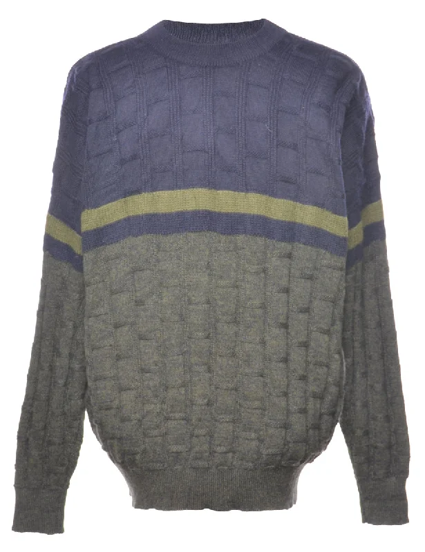 Weekend Discounts to Savor Patterned Jumper - XL