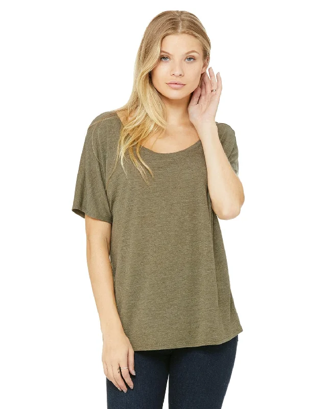Sale Event Bella+Canvas Ladies Slouchy T-Shirt | Heather Olive