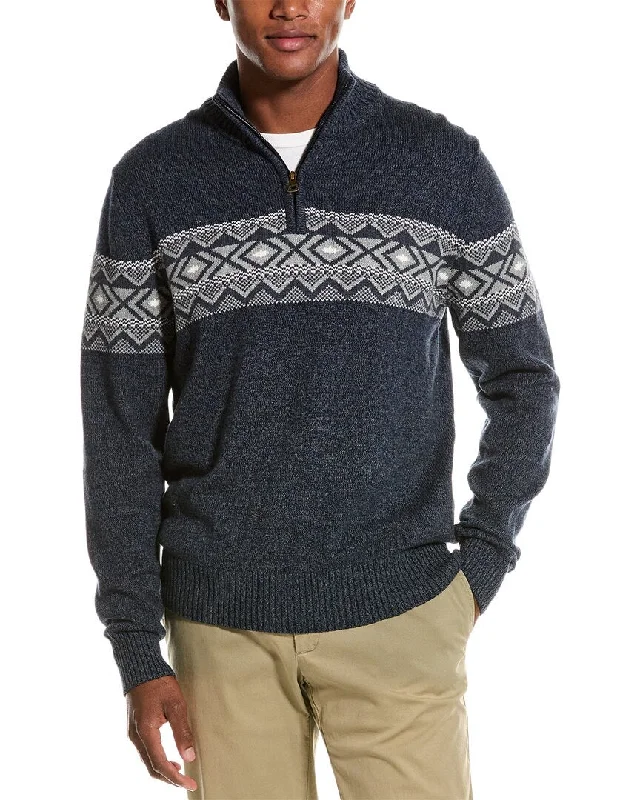 Weekend Deals to Make You Smile WEATHERPROOF VINTAGE Southwest 1/4-Zip Sweater