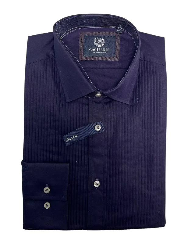 Eve Plain Dark Purple Shirt