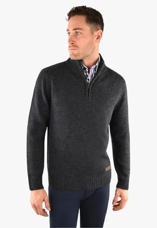 Midnight Sale Thomas Cook Mens Justin Quarter Zip Jumper