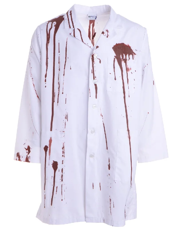 Deep Savings Reclaimed Bloody Halloween Doctors Coat