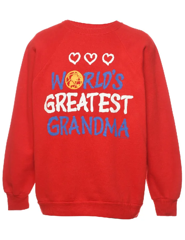 Weekend Specials to Indulge In Red Christmas Sweatshirt - L