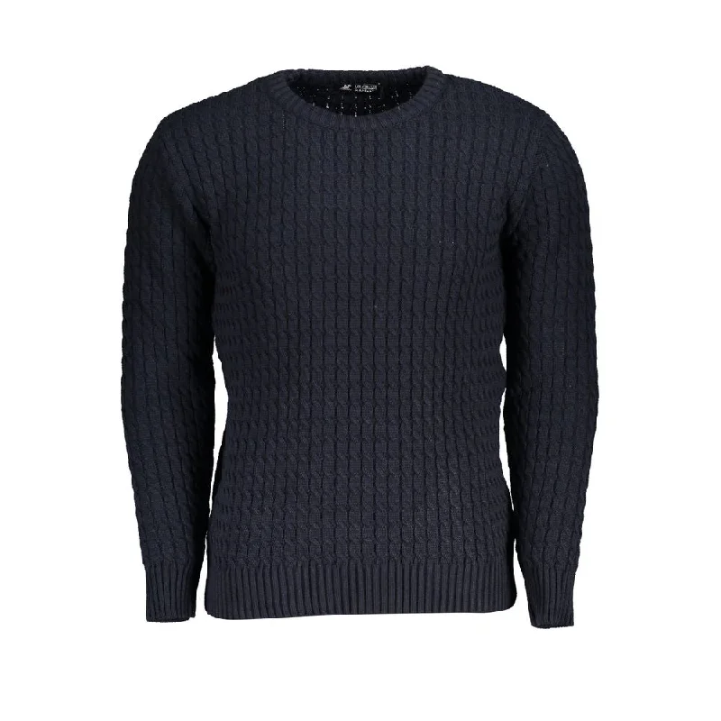 U.S. Grand Polo Elegant Crew Neck Twisted  Men's Sweater