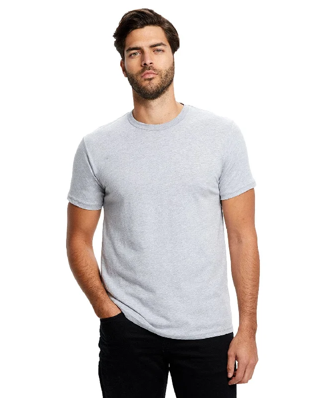 Best Seller US Blanks Mens Made in USA Short Sleeve Crew T-Shirt | Heather Grey