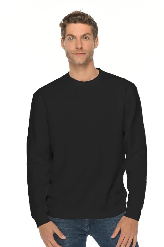 Weekend Offers You Can't Ignore Lane Seven Mens Premium Crewneck Sweatshirt - Black