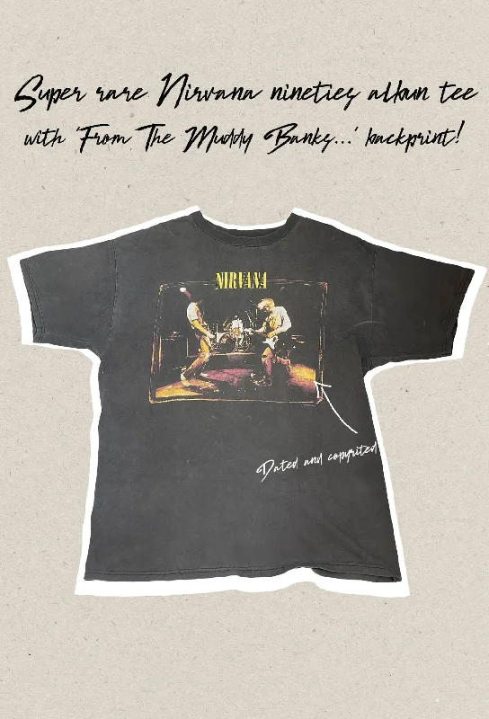 Act Now Rare 1996 Nirvana 'From The Muddy Banks Of The Wishkah' T-shirt - L/XL