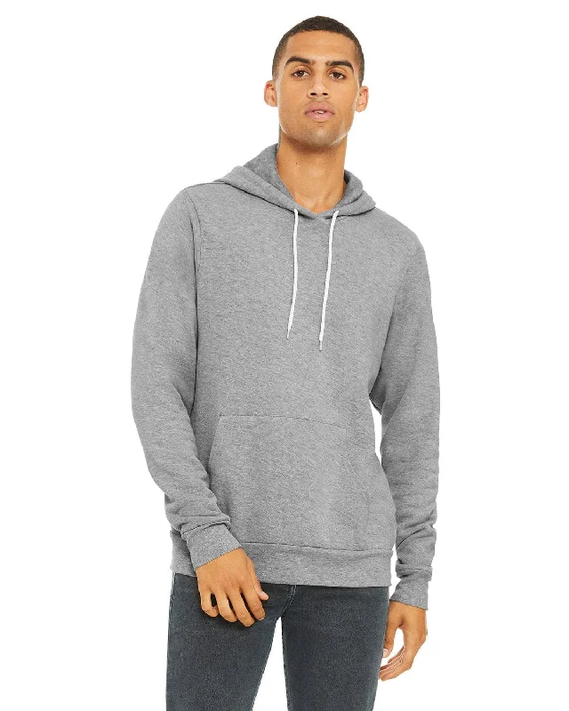 Bella+Canvas Unisex Sponge Fleece Pullover Hoodie | Athletic Heather