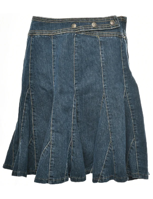 Skater Denim Skirt - S