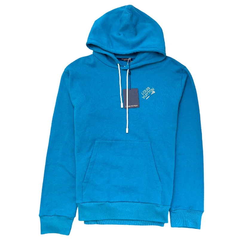 New Arrival Men's Signature Hoodie Blue Size XL