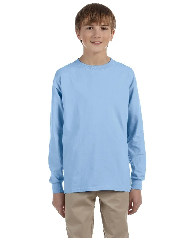 Weekend Bargains to Cherish Gildan Youth Ultra Cotton Long Sleeve T-Shirt | Light Blue Weekend Bargains to Cherish Gildan Youth Ultra Cotton Long Sleeve T-Shirt | Light Blue