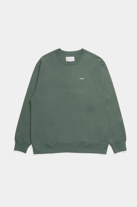 Overstock Sale Logo Crewneck - Duck Green