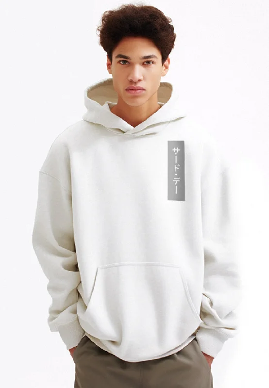 Weekend Specials to Relish MOA55 Hoodie Premium ScubaLux Anti Air Stretch "inverted katakana ver" putih