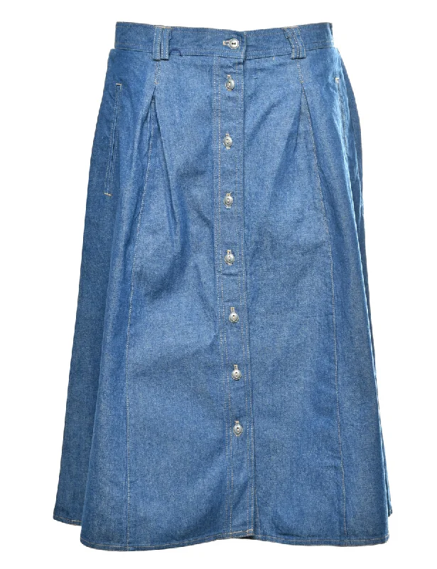 Skater Denim Skirt - M