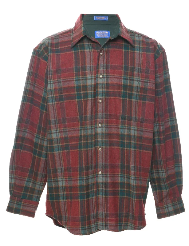Bonus Offer Pendleton Checked Shirt - L