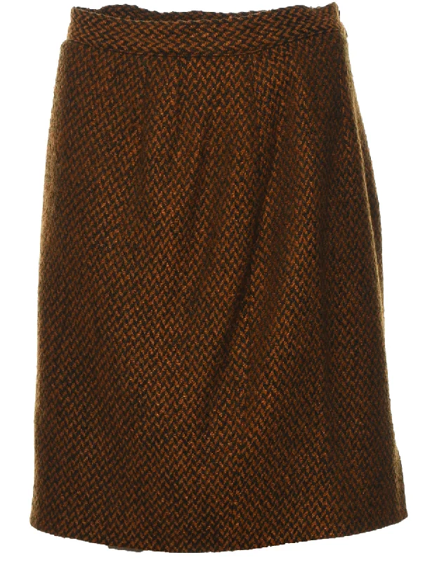 Weekend Discounts to Enjoy Pencil Shape Midi Skirt - M