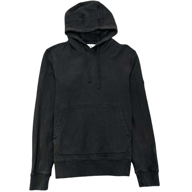 Super Deal Men's Applique Logo Hoodie Black Size S
