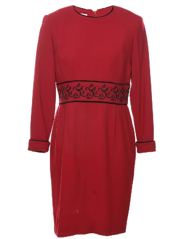 Weekend Deals That Sizzle Red Dress - M
