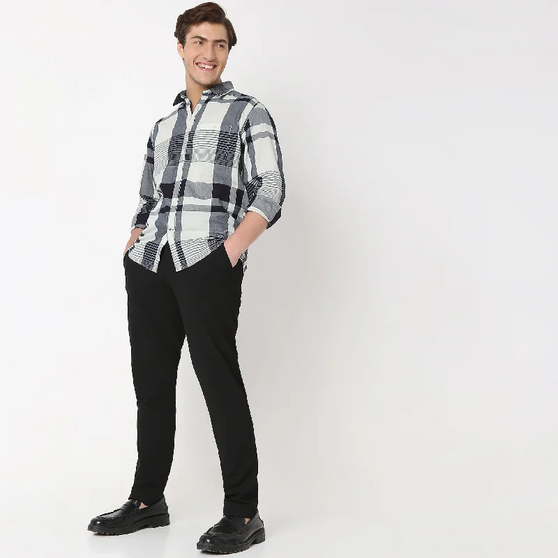 Cruiser™ Authentic Indigo Regular Fit Shirt Modern Checks Versatile combo