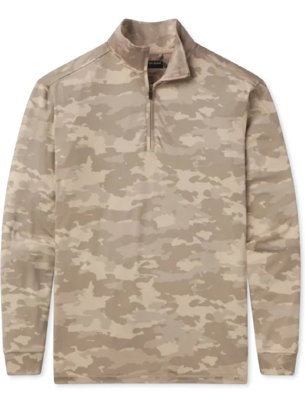 Weekend Offers That Excite Men's Mansfield Performance Pullover Sweater In Burnt Taupe Weekend Offers That Excite Men's Mansfield Performance Pullover Sweater In Burnt Taupe