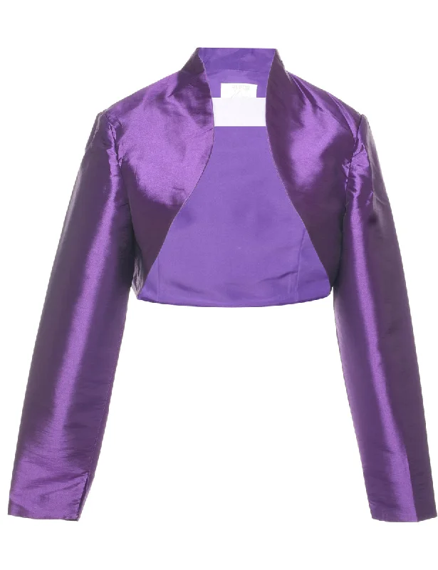 Weekend Savings Extravaganza Purple Evening Jacket - M